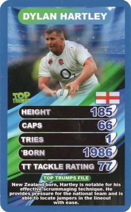 2015-16 Top Trumps World Rugby Stars #NNO Dylan Hartley Front